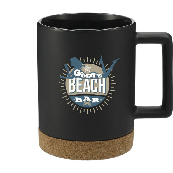 PCNA 1628-96 - Bates 15oz Ceramic Mug w/ Cork Base