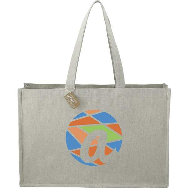 Repose 10oz Recycled Cotton Shoulder Tote - PCNA 7901-12