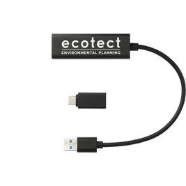 PCNA 7143-36 - Aluminum 4-Port USB 3.0 Hub with Type C Adapter