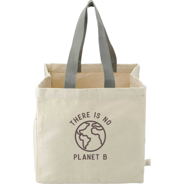 PCNA 7901-15 - Bolsa de compras de algodón ecológico de 14 oz