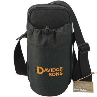 Traver RPET Adjustable Bottle Sling Cooler w/Pouch - PCNA 1600-29