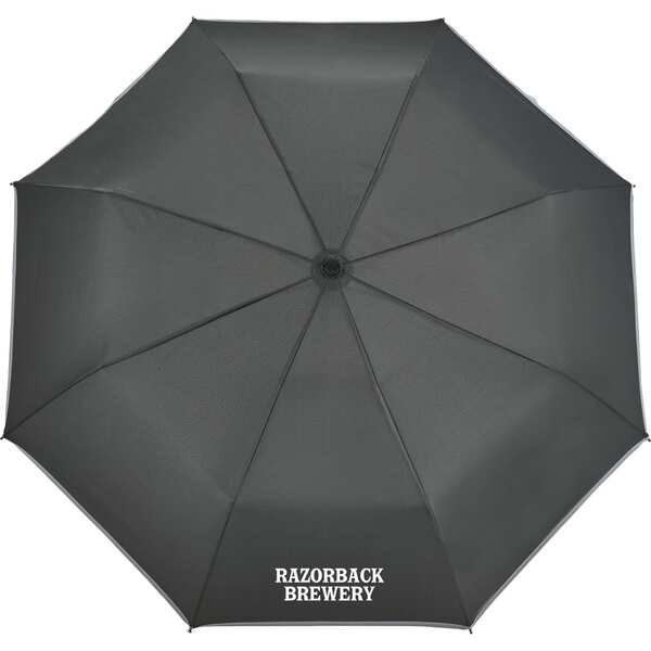48" RPET Umbrella w/ Reflective Trim - PCNA 5050-08