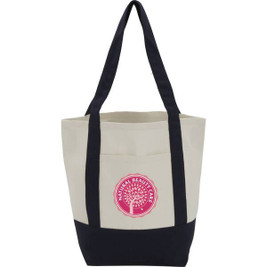PCNA 7901-55 - Mini Tote de lona de algodón reciclado de 8 oz