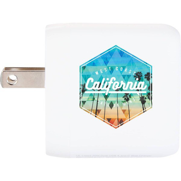 UL Listed 20W Dual USB A and C Wall Charger - PCNA 7143-81