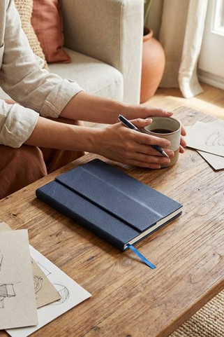 Marksman 107920 - Alejandra A5 recycled plastic hard cover notebook