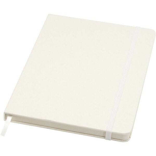 Bass A5 recycled hard cover notebook with lined pages - EgotierPro 107365