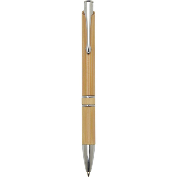 PF Concept 106253 - Wicker bamboo ballpoint pen (black ink)