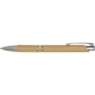 Wicker bamboo ballpoint pen (black ink) - EgotierPro 106253