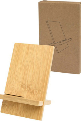 Ceibo detachable bamboo phone stand - EgotierPro 104605