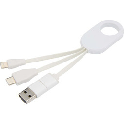 PF Concept 124435 - Troop 4-in-1 recycled plastic charging cable