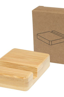 Ebla bamboo phone stand - EgotierPro 104604