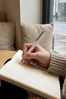 Ziguur recycled aluminium ballpoint pen (blue ink) - EgotierPro 107971