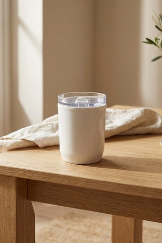 Gobelet Hudson double paroi en plastique recyclé de 180 ml - EgotierPro 100852