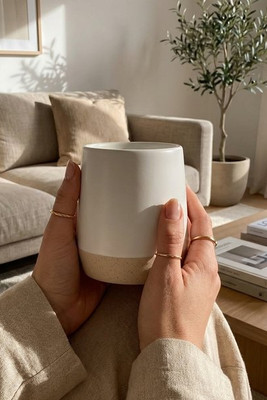 Dolce 300 ml mok van keramiek met matte afwerking - EgotierPro 100855