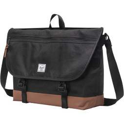 Herschel 120757 - Borsa a tracolla in materiale riciclato da 22,5 litri Herschel Cove