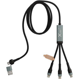 SCX.design 2PX171 - SCX.design C53 100W 5-en-1 rPET câble de charge ultra rapide