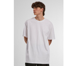 BUILD YOUR BRAND BY102S - ORGANIC HEAVY OVERSIZE TEE