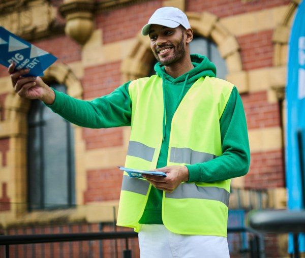 REGATTA RGS255 - HI-VIS ESSENTIAL EASY PRINT VEST