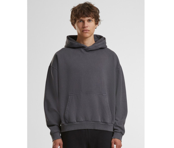 BUILD YOUR BRAND BY294 - STONEWASH HEAVY HOODIE