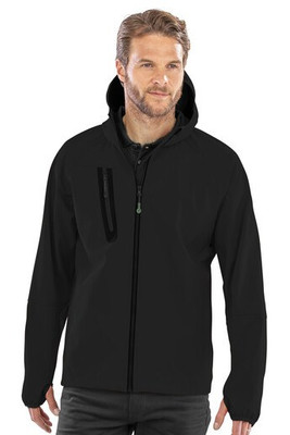 RESULT RS909X - 3-LAYER RECYCLED PRINTABLE CASUAL HOODED  SOFTSHELL