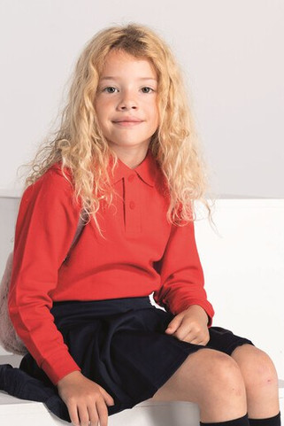 JHK JK215K - KID LS UNISEX POLO