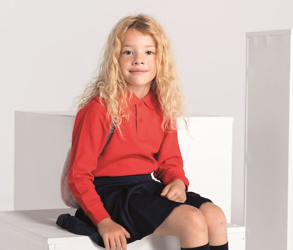 JHK JK215K - KID LS UNISEX POLO