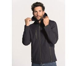 JHK JK341 - FULL ZIP SOFTSHELL JACKET HOODED