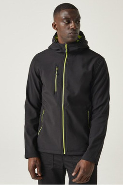 REGATTA RGA705 - NAVIGATE 2 LAYER HOODED SOFTSHELL JACKET