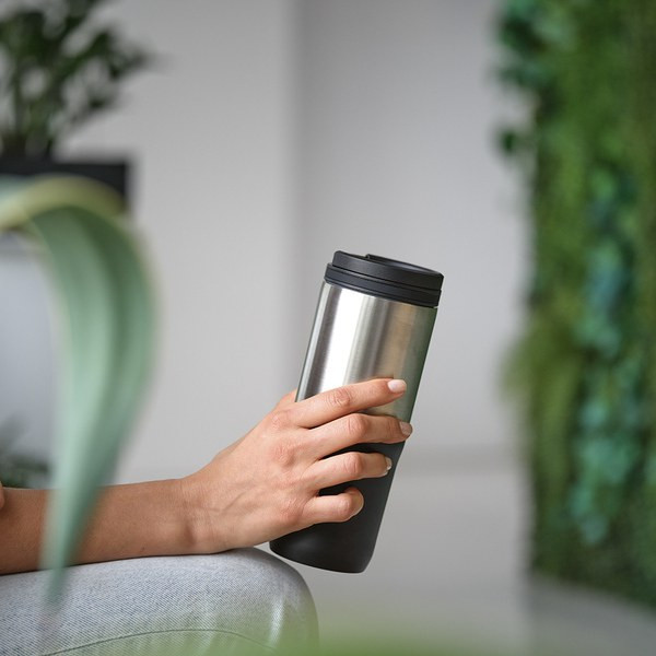Aodaci ACP004 - Orange Travel Cup rSS 600ml. Triple wall and Leakproof