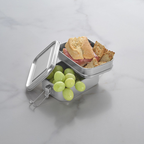 Aodaci ALB003 - Lunch Box Acier inoxydable recyclé 1240 ml