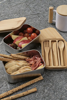 Aodaci ALB004 - Vermeer Lunchbox Gerecycled Roestvast Staal 1480 ml