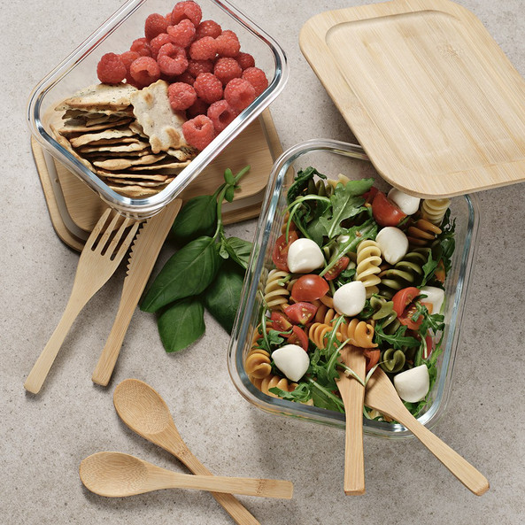 Aodaci ALB005 - Van Gogh 1000 Lunchbox Borosilikat Glas 1090 ml 