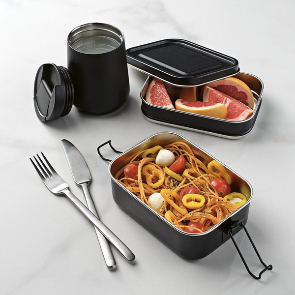 Aodaci ALB006 - Tintoretto Lunchbox Recycled Stainless Steel 1240 ml