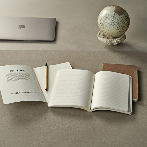 Aodaci ANT008 - Doyle A5 Notebook Coffee Waste cover. 80gsm recycled 196 pages