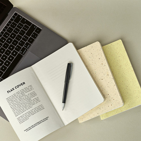 Aodaci ANT025 - Chaucer A5 Notebook Beer Waste cover. 80gsm recycled 196 pages