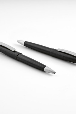 Aodaci APN017 - Hemingway Ballpoint Pen rAluminium. Black 2km Dokumental® ink