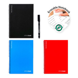 InfiniteBook 33200 - A5 Infinitebook with flexible cover and 15 plain whiteboard pages