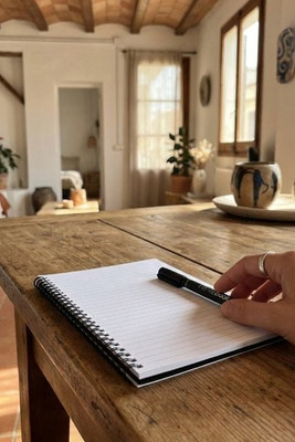 InfiniteBook 33201 - A5 Infinitebook with flexible cover and 15 lined whiteboard pages