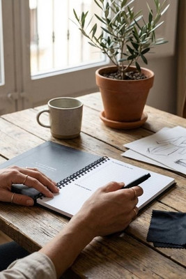 InfiniteBook 33202 - Set includes an A5"infinite Diary", cleaning kit, marker and marker holder