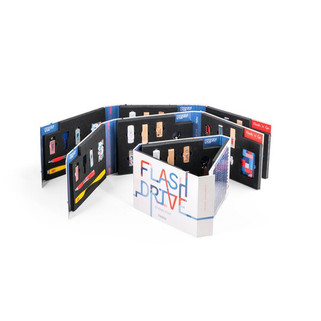 Egotier 70070 - USB-minnen som kan anpassas "showcase"