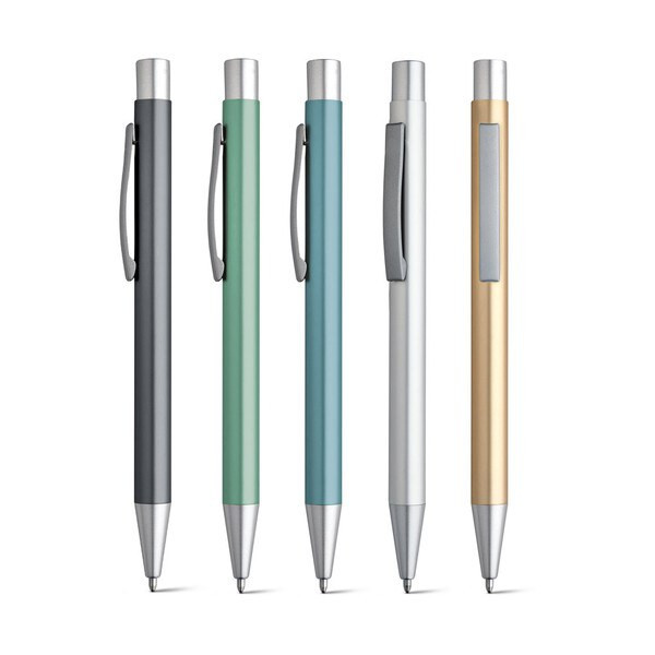 Aluminium ball pen with clip - Egotier 81125