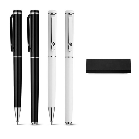 hi!dea 81199 - Rollerbalpen en balpen set van metalen