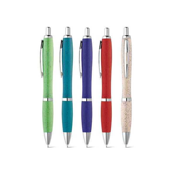 hi!dea 81204 - balpen van tarwestro vezel en ABS