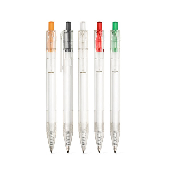 hi!dea 91794 - rPET ball pen pen with coloured button