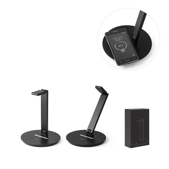hi!dea 97089 - ABS headphone stand with built-in wireless charger