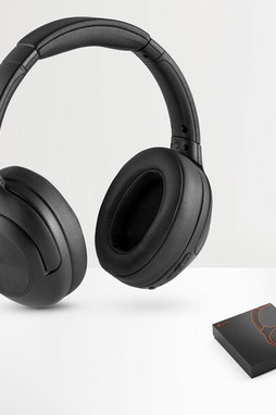 Ekston 97957 - Wireless PU headphones with BT 50 transmission