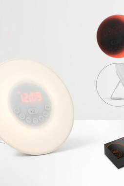 Ekston 97958 - Alarm clock with yellow light