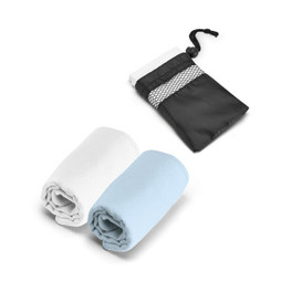 hi!dea 99966 - Sporthandtuch aus Mikrofaser mit 190T-Beutel (210 g/m²)