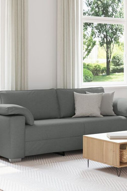 vidaXL 4105238 - 3-Seater Sofa Dark 178 cm Fabric