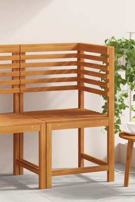 vidaXL 4107157 - Garden Chair Corner Solid Wood Acacia